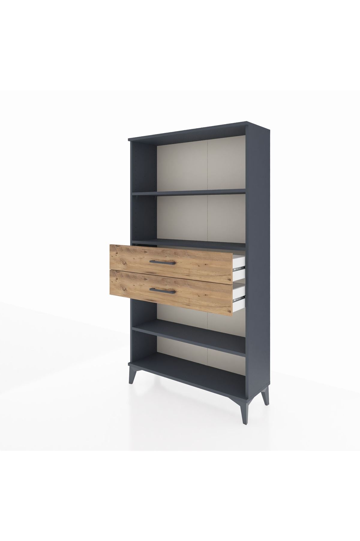 Arges Dolap 3 Raflı 2 Çekmeceli 88x30x163 - S21M070V6A