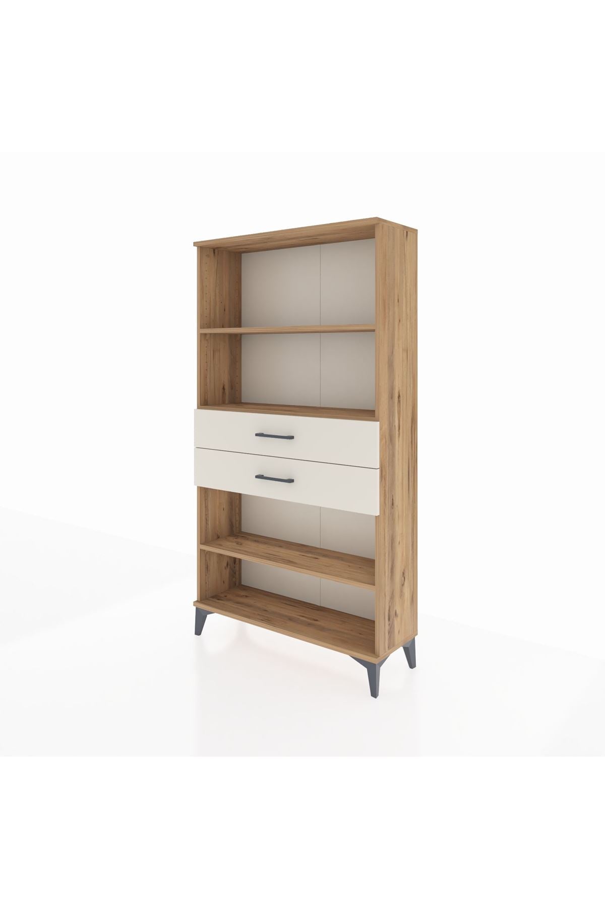 Arges Dolap 3 Raflı 2 Çekmeceli 88x30x163 - S21M070V7A