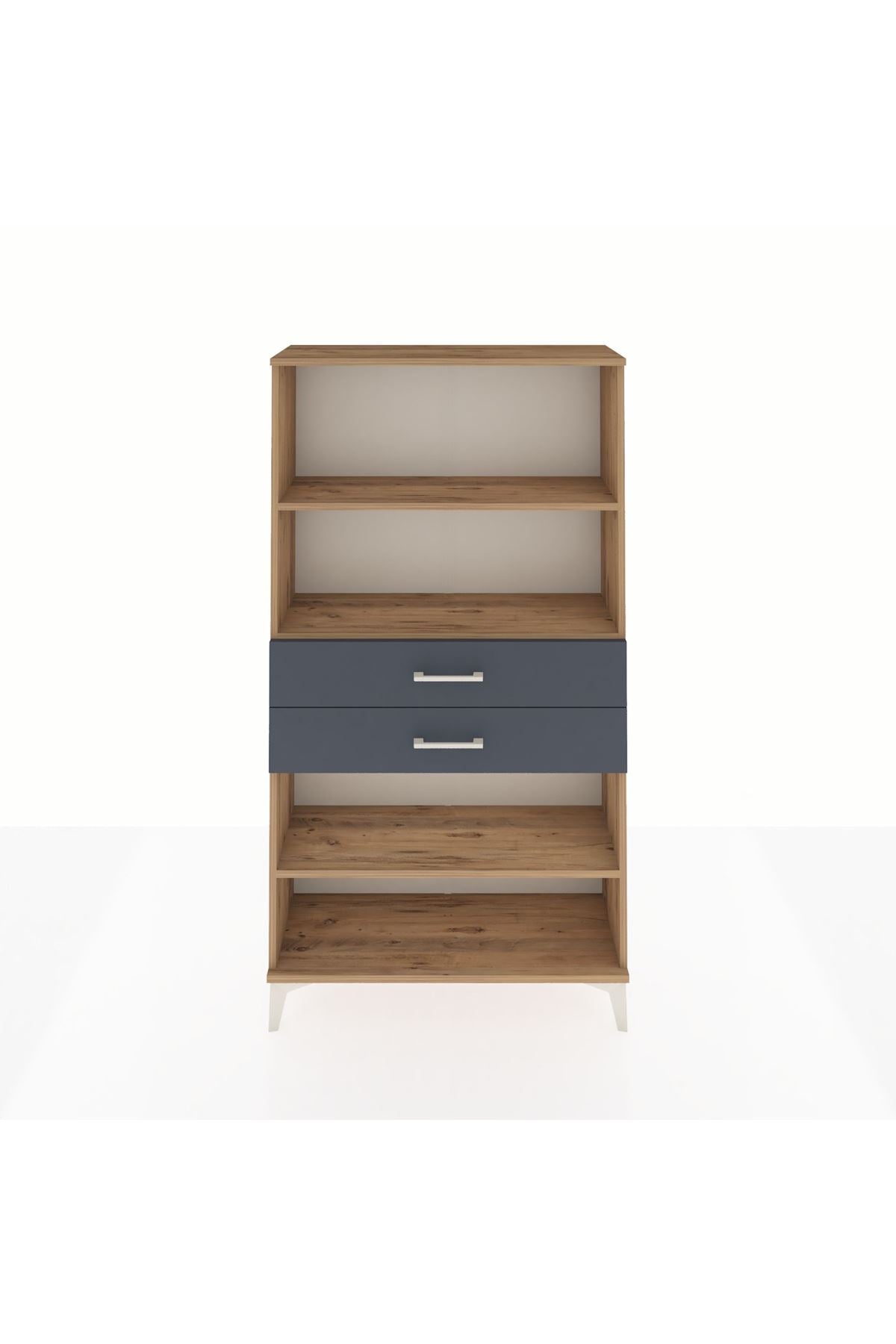 Arges Dolap 3 Raflı 2 Çekmeceli 88x30x163 - S21M070V8A