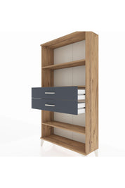 Arges Dolap 3 Raflı 2 Çekmeceli 88x30x163 - S21M070V8A