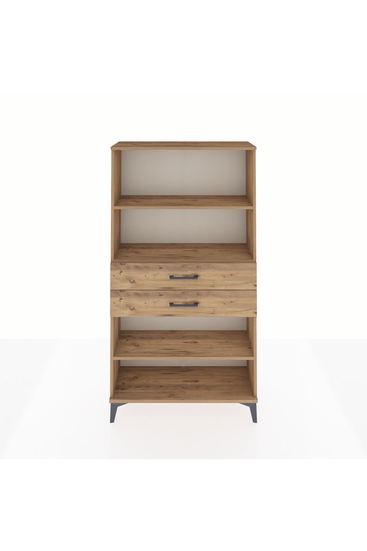 Arges Dolap 3 Raflı 2 Çekmeceli 88x30x163 - S21M070V9A
