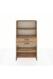 Arges Dolap 3 Raflı 2 Çekmeceli 88x30x163 - S21M070V9A