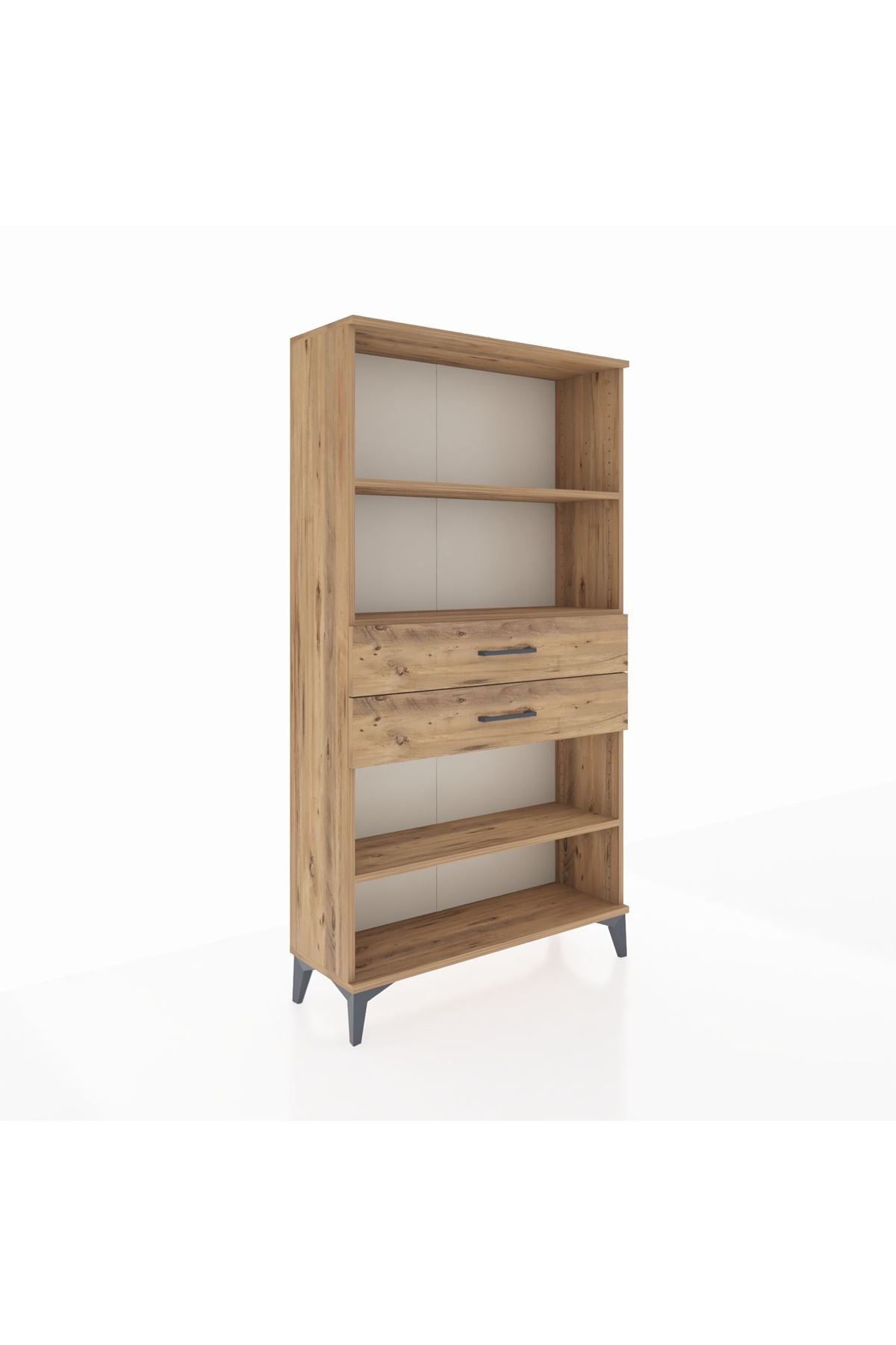 Arges Dolap 3 Raflı 2 Çekmeceli 88x30x163 - S21M070V9A