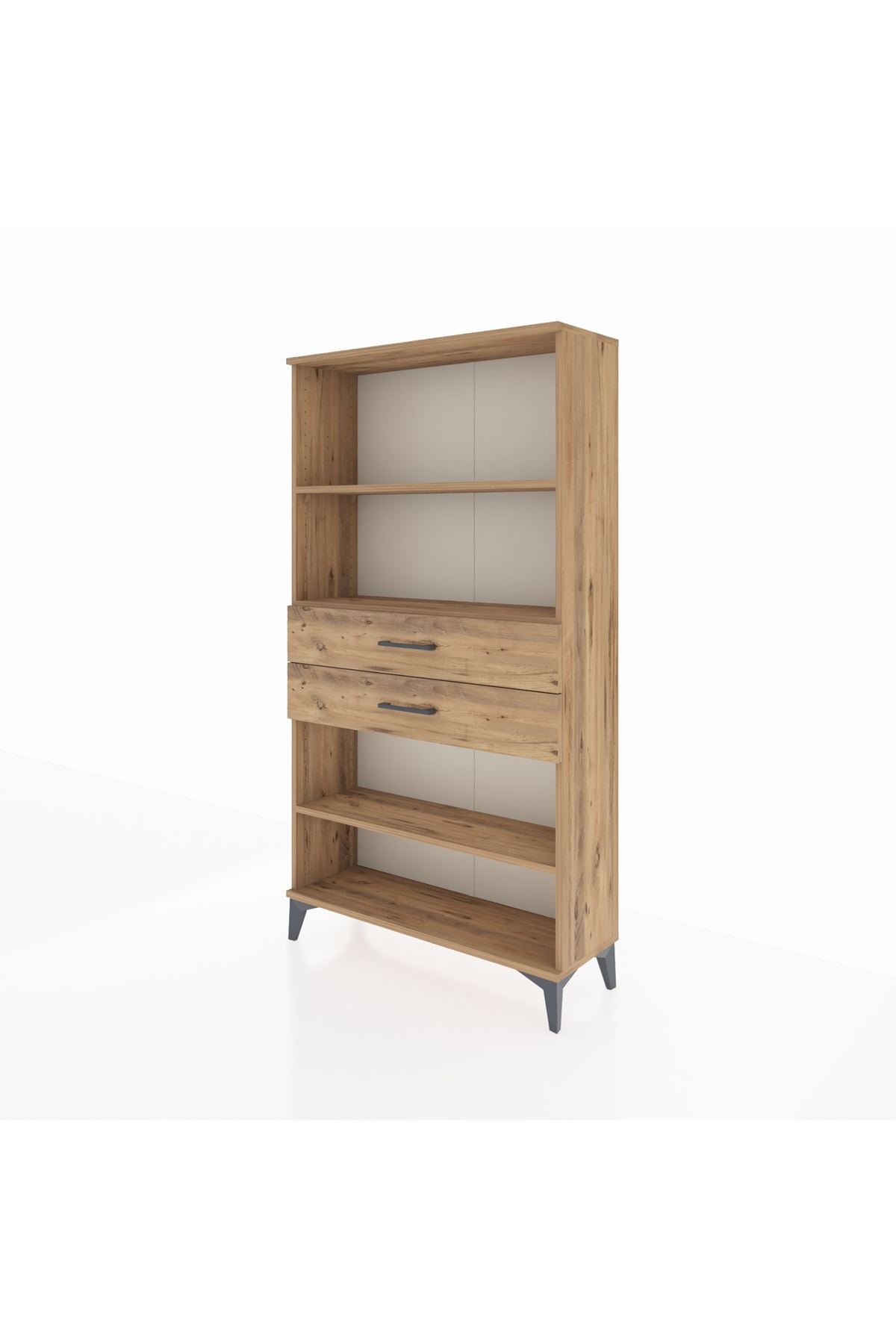 Arges Dolap 3 Raflı 2 Çekmeceli 88x30x163 - S21M070V9A