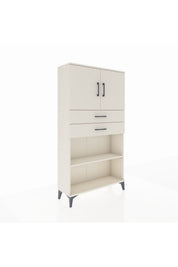 Arges Dolap 3 Raflı 2 Çekmeceli 2 Kapaklı 88x30x163 - S21M073V1A