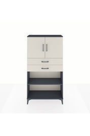Arges Dolap 3 Raflı 2 Çekmeceli 2 Kapaklı 88x30x163 - S21M073V4A