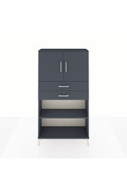 Arges Dolap 3 Raflı 2 Çekmeceli 2 Kapaklı 88x30x163 - S21M073V5A