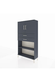 Arges Dolap 3 Raflı 2 Çekmeceli 2 Kapaklı 88x30x163 - S21M073V5A
