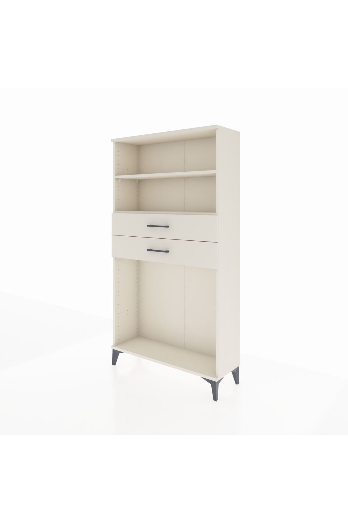 Arges Dolap 2 Raflı 2 Çekmeceli 88x30x163 - S21M074V1A