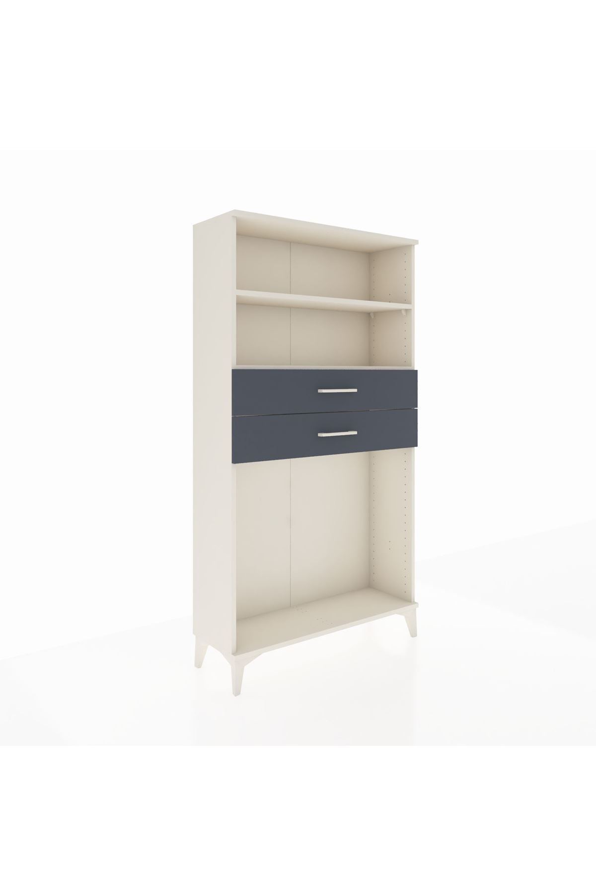 Arges Dolap 2 Raflı 2 Çekmeceli 88x30x163 - S21M074V2A
