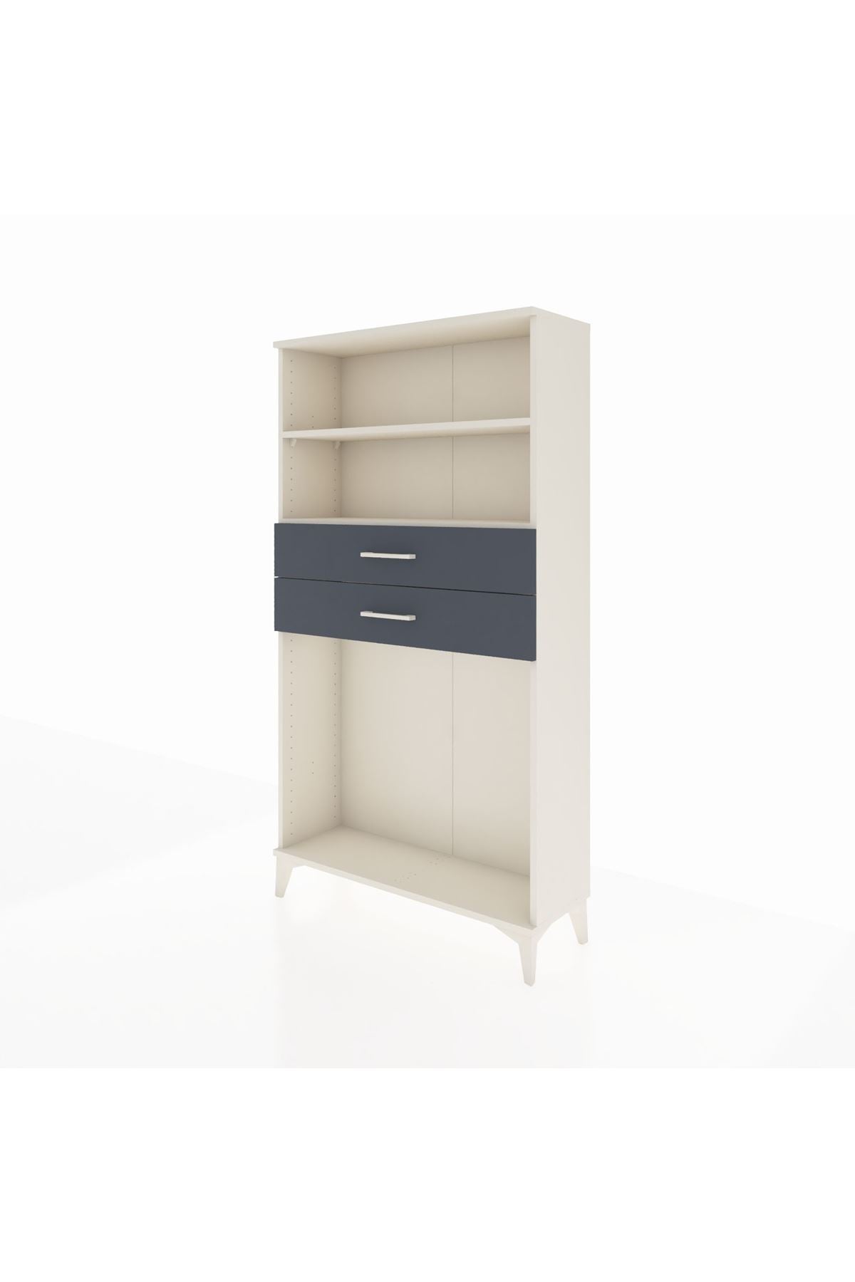Arges Dolap 2 Raflı 2 Çekmeceli 88x30x163 - S21M074V2A
