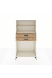 Arges Dolap 2 Raflı 2 Çekmeceli 88x30x163 - S21M074V3A