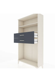 Arges Dolap 2 Raflı 2 Çekmeceli 88x30x163 - S21M074V2A