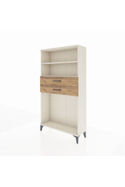 Arges Dolap 2 Raflı 2 Çekmeceli 88x30x163 - S21M074V3A