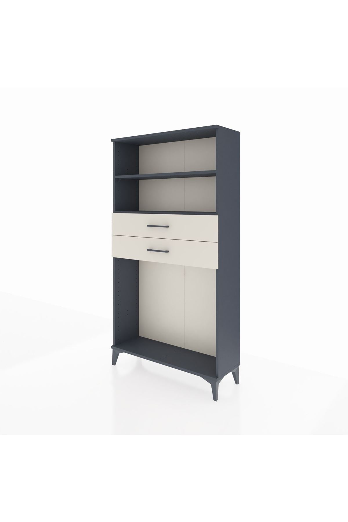 Arges Dolap 2 Raflı 2 Çekmeceli 88x30x163 - S21M074V4A