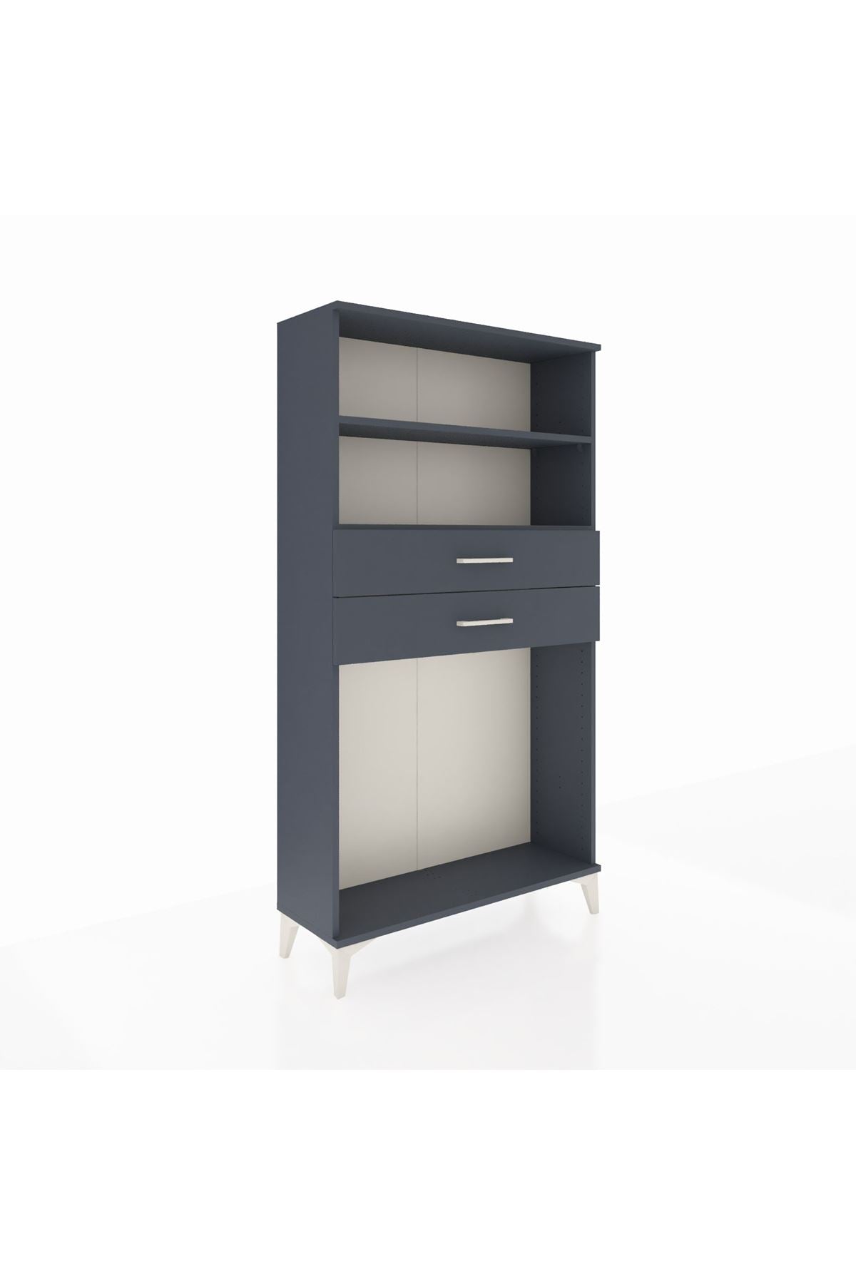 Arges Dolap 2 Raflı 2 Çekmeceli 88x30x163 - S21M074V5A