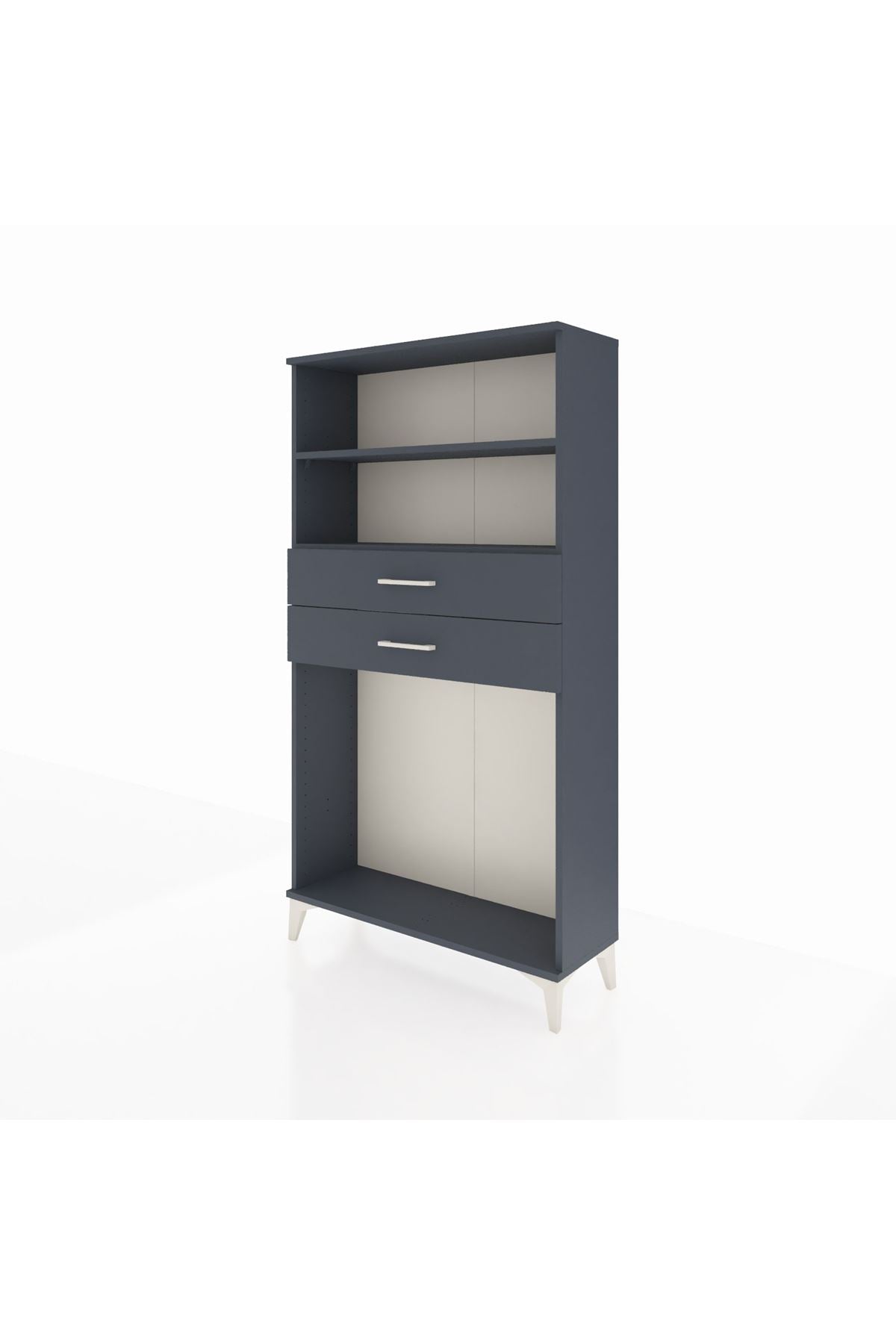 Arges Dolap 2 Raflı 2 Çekmeceli 88x30x163 - S21M074V5A