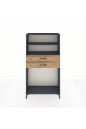 Arges Dolap 2 Raflı 2 Çekmeceli 88x30x163 - S21M074V6A