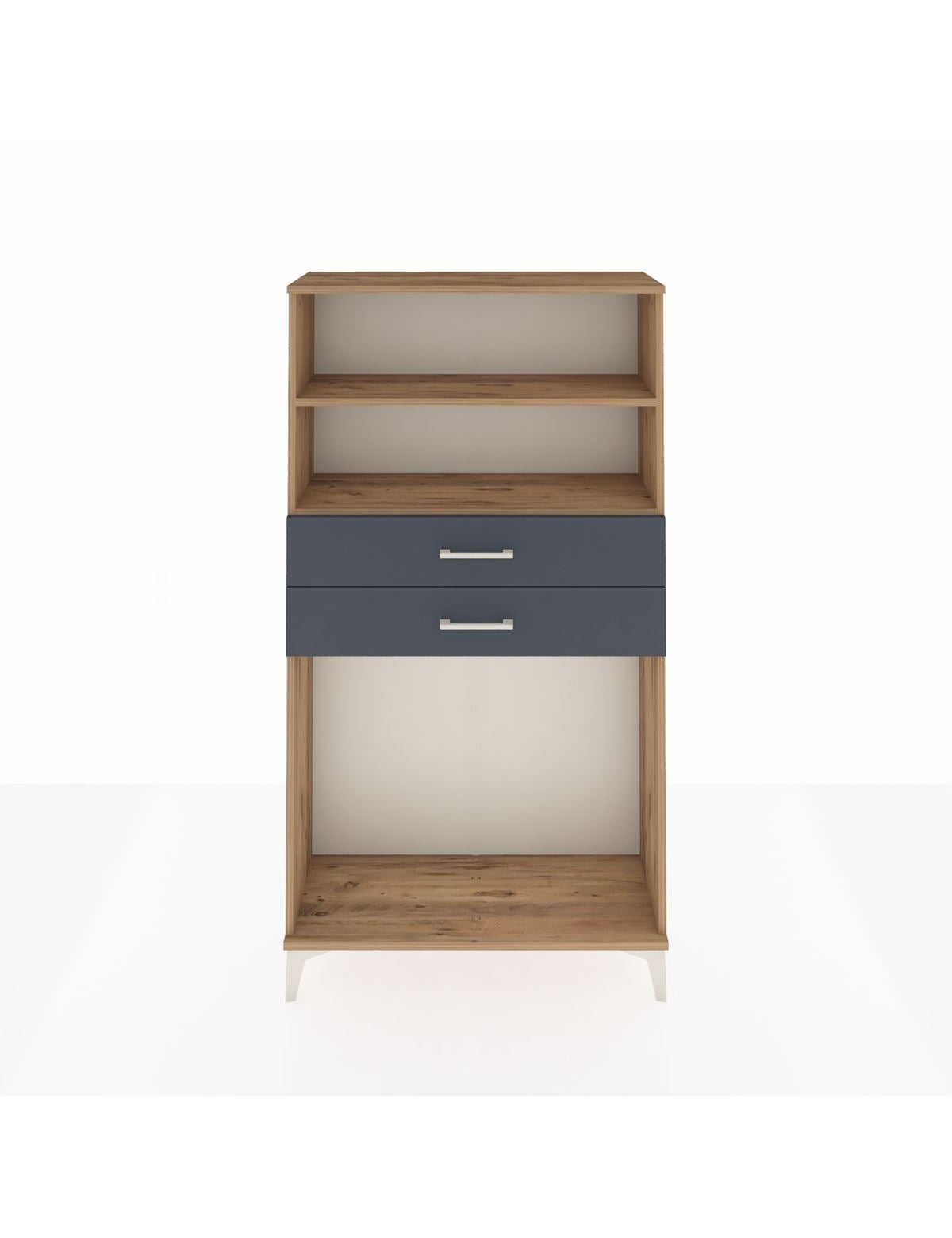 Arges Dolap 2 Raflı 2 Çekmeceli 88x30x163 - S21M074V8A