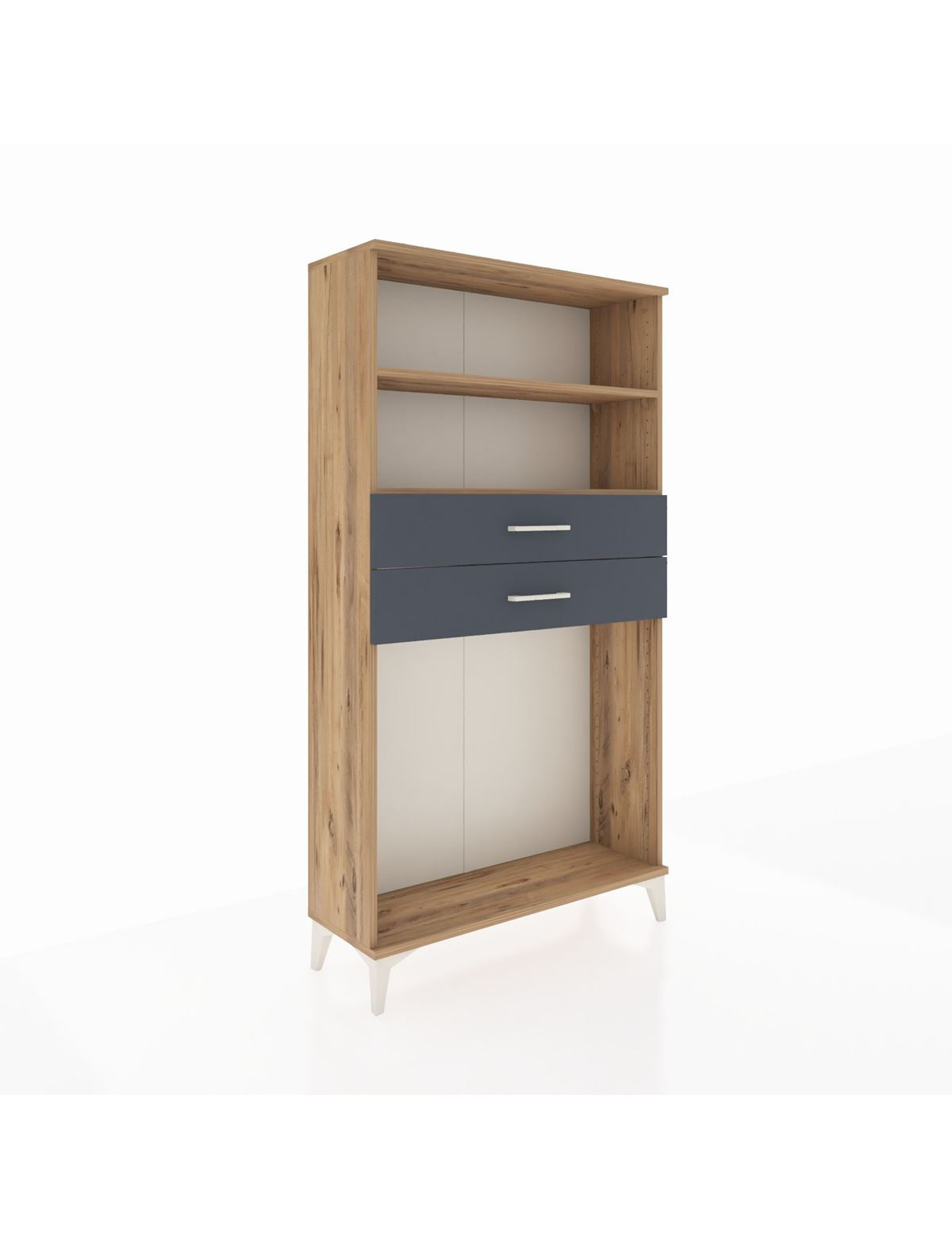 Arges Dolap 2 Raflı 2 Çekmeceli 88x30x163 - S21M074V8A