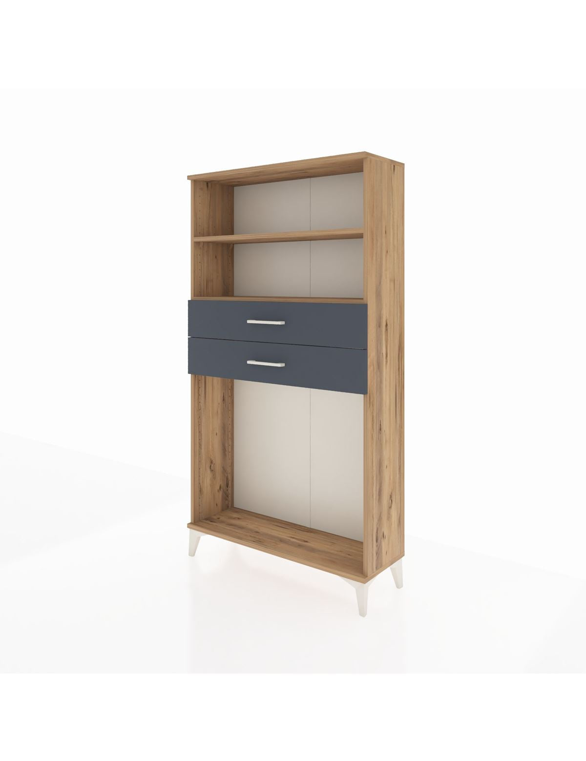 Arges Dolap 2 Raflı 2 Çekmeceli 88x30x163 - S21M074V8A