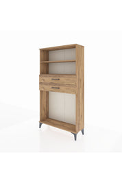 Arges Dolap 2 Raflı 2 Çekmeceli 88x30x163 - S21M074V9A