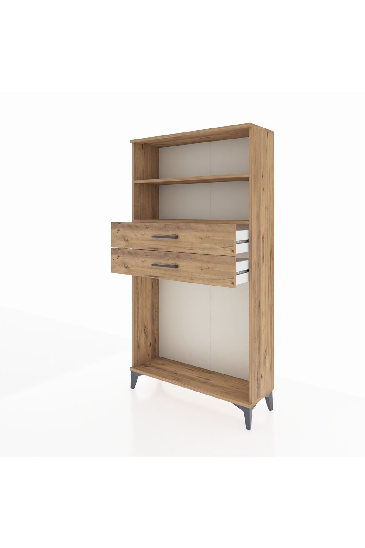 Arges Dolap 2 Raflı 2 Çekmeceli 88x30x163 - S21M074V9A