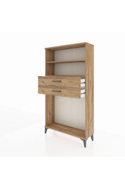 Arges Dolap 2 Raflı 2 Çekmeceli 88x30x163 - S21M074V9A