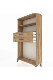 Arges Dolap 2 Raflı 2 Çekmeceli 88x30x163 - S21M074V9A