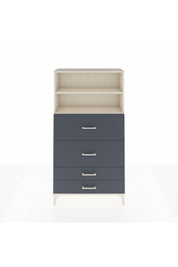 Arges Dolap 2 Raflı 4 Çekmeceli 88x30x163 - S21M038V2A