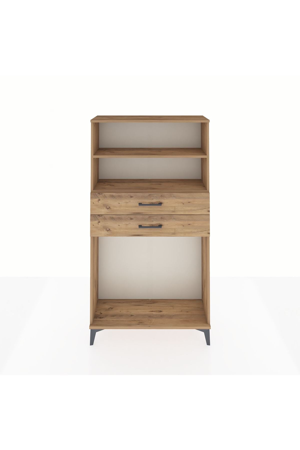 Arges Dolap 2 Raflı 2 Çekmeceli 88x30x163 - S21M074V9A