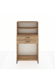 Arges Dolap 2 Raflı 2 Çekmeceli 88x30x163 - S21M074V9A
