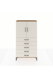 Arges Dolap 2 Raflı 5 Çekmeceli 2 Kapaklı 88x30x163 - S21M075V7A