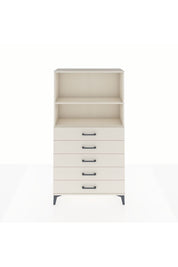 Arges Dolap 2 Raflı 5 Çekmeceli 88x30x163 - S21M076V1A