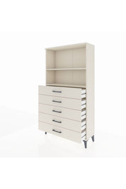 Arges Dolap 2 Raflı 5 Çekmeceli 88x30x163 - S21M076V1A