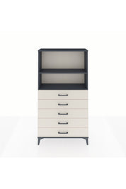 Arges Dolap 2 Raflı 5 Çekmeceli 88x30x163 - S21M076V4A