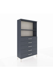 Arges Dolap 2 Raflı 5 Çekmeceli 88x30x163 - S21M076V5A