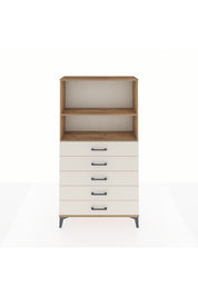 Arges Dolap 2 Raflı 5 Çekmeceli 88x30x163 - S21M076V7A