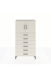 Arges Dolap 2 Raflı 6 Çekmeceli 2 Kapaklı 88x30x163 - S21M077V1A