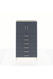 Arges Dolap 2 Raflı 6 Çekmeceli 2 Kapaklı 88x30x163 - S21M077V2A