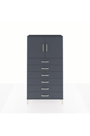 Arges Dolap 2 Raflı 6 Çekmeceli 2 Kapaklı 88x30x163 - S21M077V5A