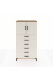 Arges Dolap 2 Raflı 6 Çekmeceli 2 Kapaklı 88x30x163 - S21M077V7A