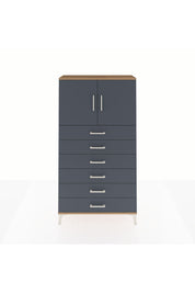 Arges Dolap 2 Raflı 6 Çekmeceli 2 Kapaklı 88x30x163 - S21M077V8A