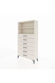 Arges Dolap 2 Raflı 6 Çekmeceli 88x30x163 - S21M078V1A