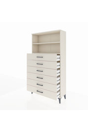 Arges Dolap 2 Raflı 6 Çekmeceli 88x30x163 - S21M078V1A