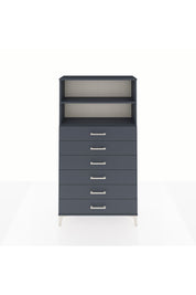 Arges Dolap 2 Raflı 6 Çekmeceli 88x30x163 - S21M078V5A