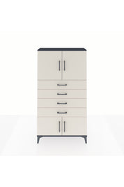 Arges Dolap 2 Raflı 4 Çekmeceli 4 Kapaklı 88x30x163 - S21M079V4A