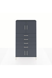 Arges Dolap 2 Raflı 4 Çekmeceli 4 Kapaklı 88x30x163 - S21M079V5A