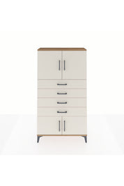 Arges Dolap 2 Raflı 4 Çekmeceli 4 Kapaklı 88x30x163 - S21M079V7A