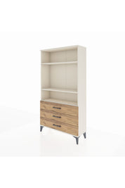 Arges Dolap 3 Raflı 3 Çekmeceli 88x30x163 - S21M082V3A